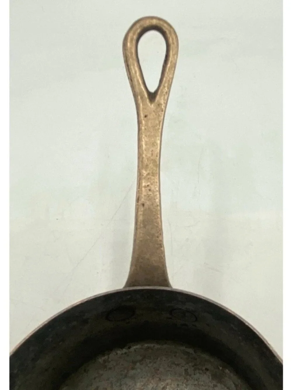Small Vintage French Copper Pot Les Metaux Ouvres Saucepan Made In France